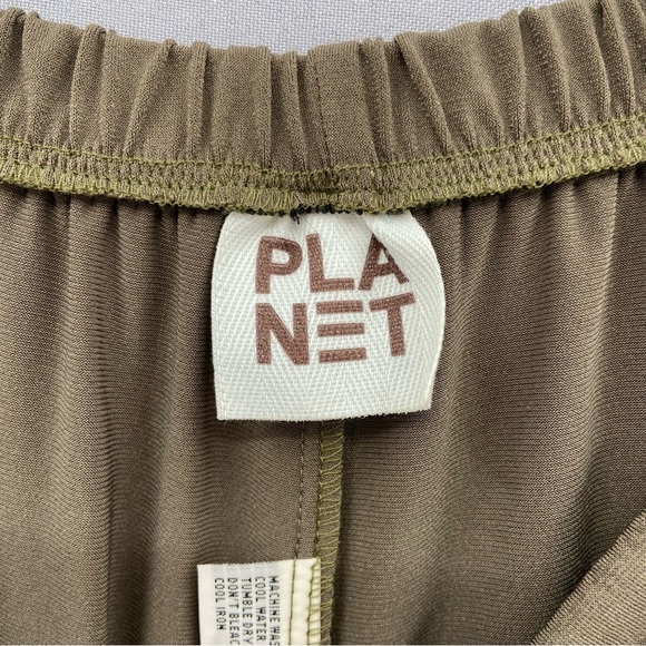 Planet by Lauren G Pull On Balloon Style Joggers Pants Olive Size 2 US 10-14 - Picture 4 of 7
